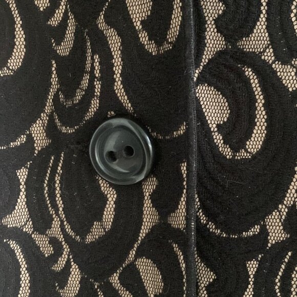 Cabi Black Arabesque Coat - Picture 2 of 4